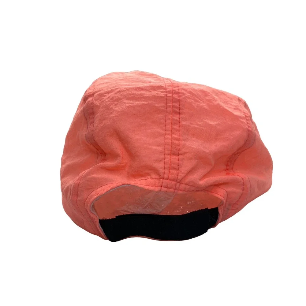 Levi's Florescent Pink Blood Orange Hat Adjustable Strap 5‎ Panel